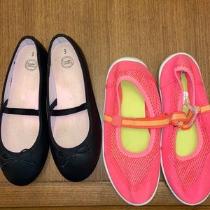 Wonder Nation ballerina shoes and water shoes